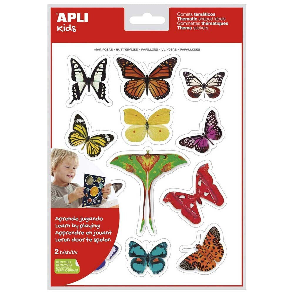 APLI Butterflies School Stickers 5 Units