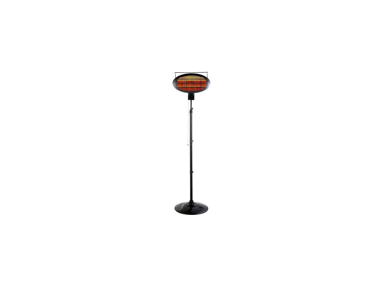 Optimus PHP-1500DIR Garage Outdoor Floor Standing Infrared Heater With Remote Co