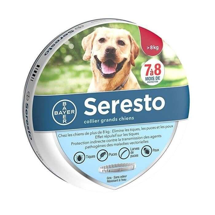 Ошейник для борьбы с вредителями SERESTO - Для крупных собак
