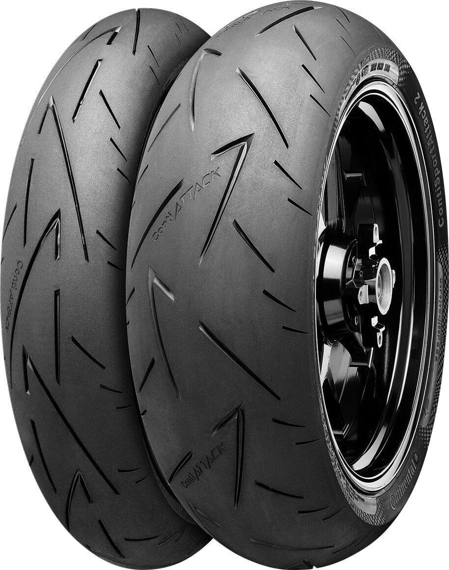 Мотошины летние Continental ContiSportAttack 2 190/55 R17 (75W) (Z)W