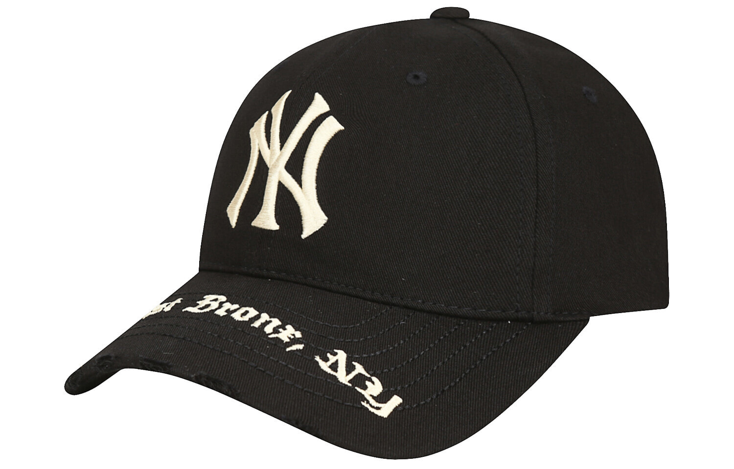 MLB 字母刺绣Logo 棒球帽 CPKP 男女同款情侣款 黑色/米色 夏季 / Аксессуары MLB Logo CPKP941 для головы
