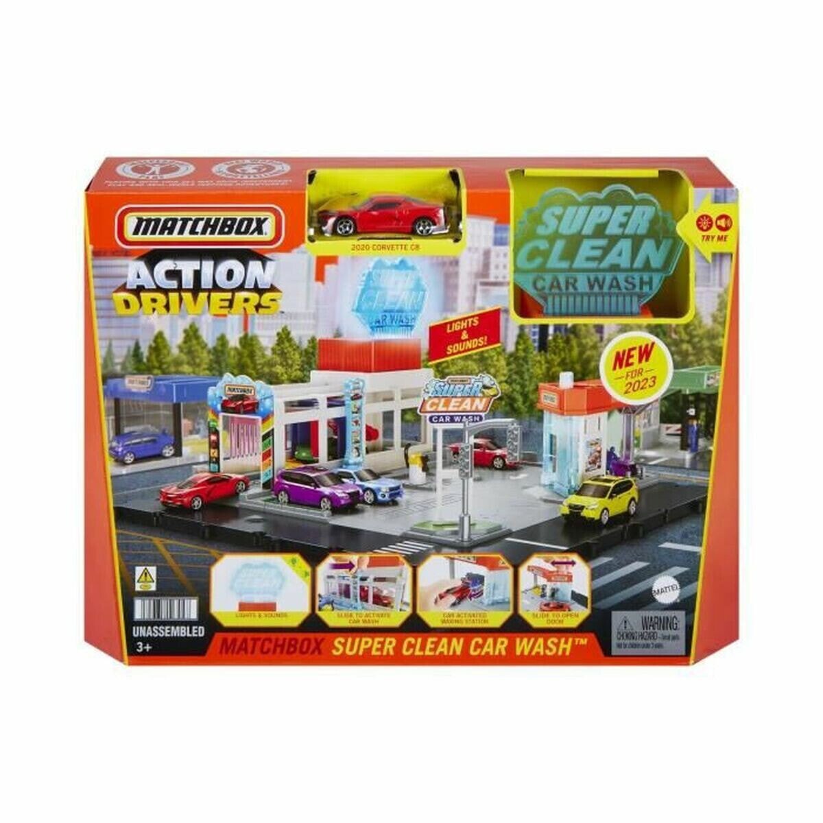 Vehicle Playset Matchbox Action Drivers Super Clean Car Wash