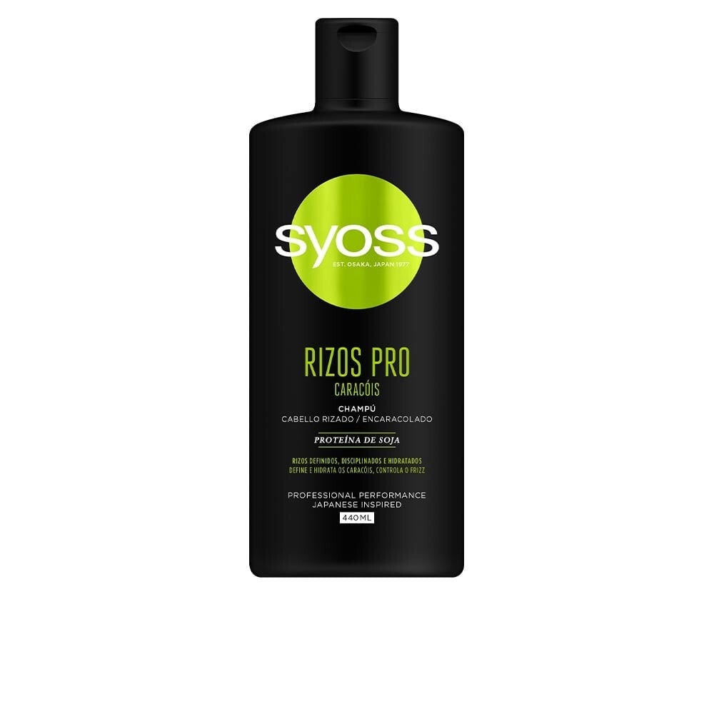 Syoss Rizos Pro Soy Protein Toning Shampoo Тонизирующий шампунь с соевым протеином 440 мл