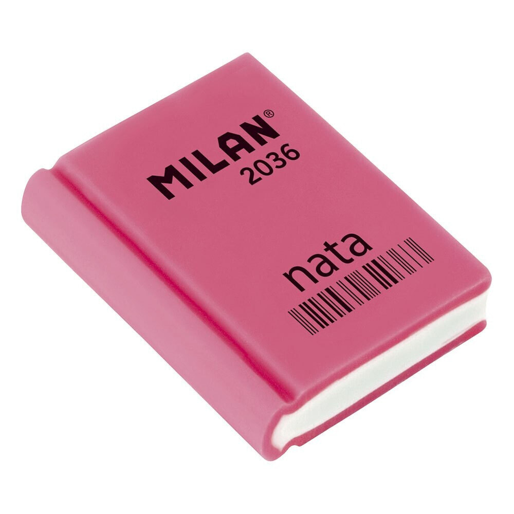MILAN Box 36 Book Shaped Erasers Nata® Assorted Colours