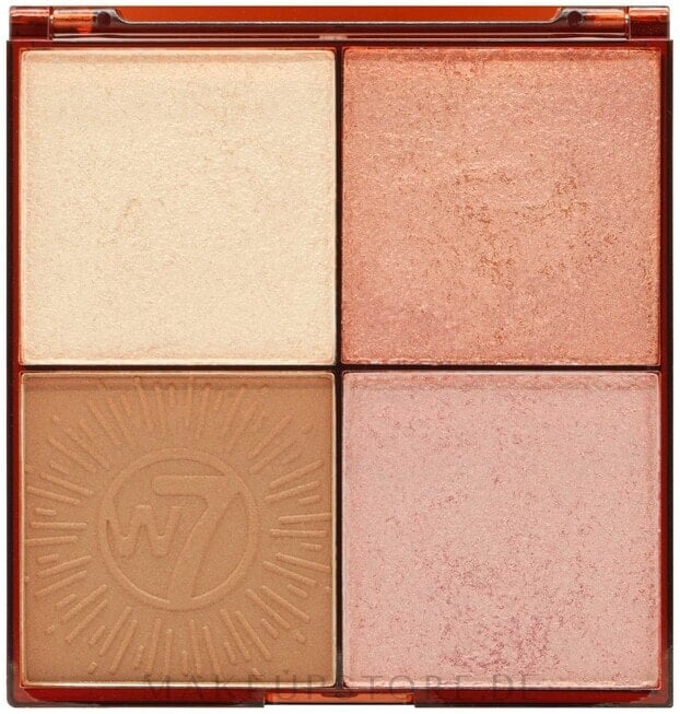 Bronzer- und Highlighterpalette - W7 Bronze Brilliance Bronze & Glow Palette