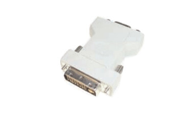 e+p DVI 7 кабельный разъем/переходник DVI-I D-Sub Белый