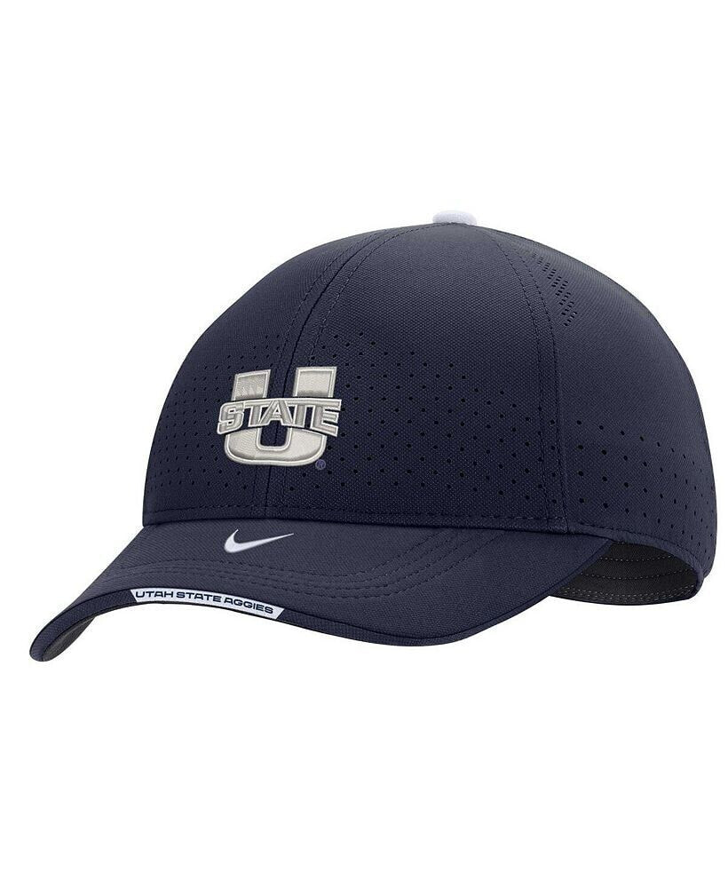 Nike men's Navy Utah State Aggies 2022 Sideline Legacy91 Performance Adjustable Hat