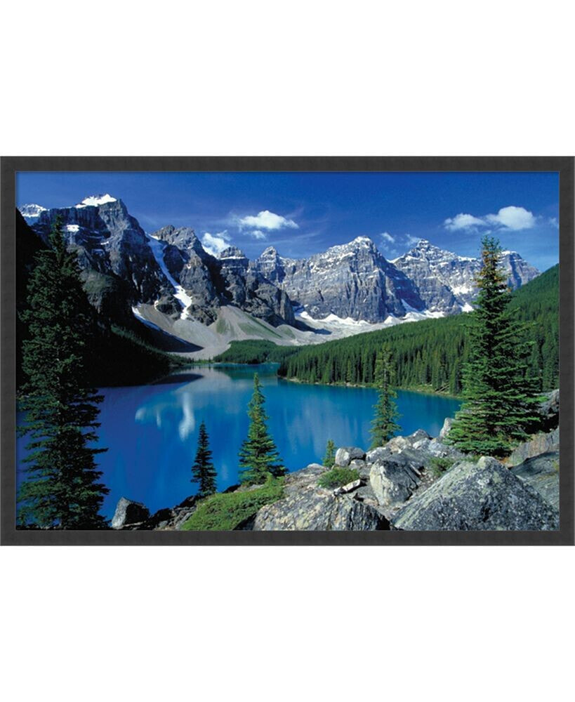 Amanti Art moraine Lake, Banff- Framed Art Print