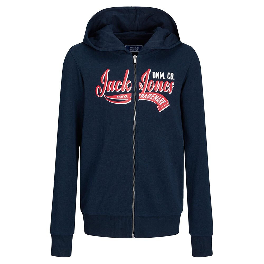 JACK & JONES Logo 2Col Full Zip Sweatshirt