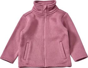 Jacke aus Strickfleece, rosa, Gr. 104, 1 St