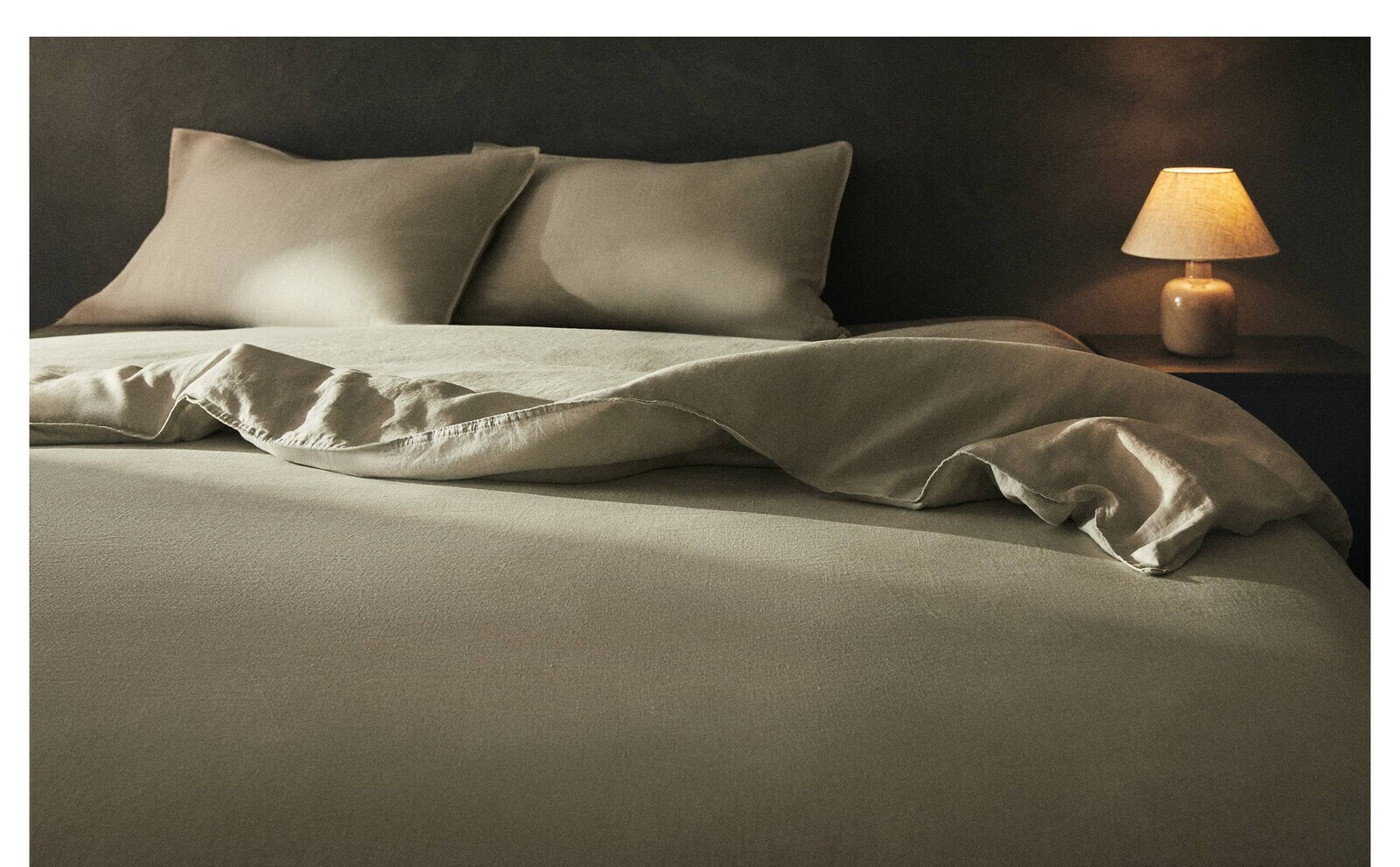 (140 gxm²) washed linen duvet cover