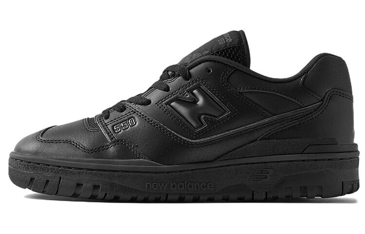 New Balance NB 550 Triple Black 低帮 复古篮球鞋 男女同款 黑武士 / Кроссовки New Balance NB 550 Triple Black BB550BBB