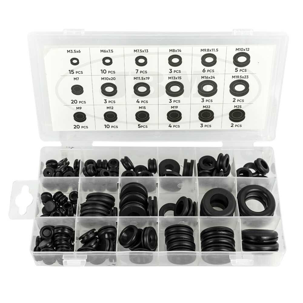 JBM Rubber grommet case 125 pieces