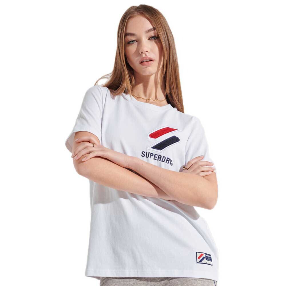 SUPERDRY Sportstyle Chenille Short Sleeve T-Shirt