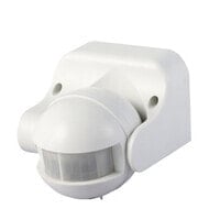 V-TAC VT-8003 - Infrared sensor - 12 m - White - IP44 - 180° - Aluminum - Plastic