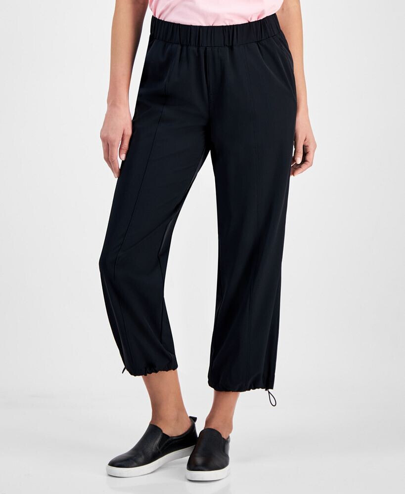 Style & Co women's Pull-On Drawstring-Cuff Ankle Pants, Exclusively at Macy's