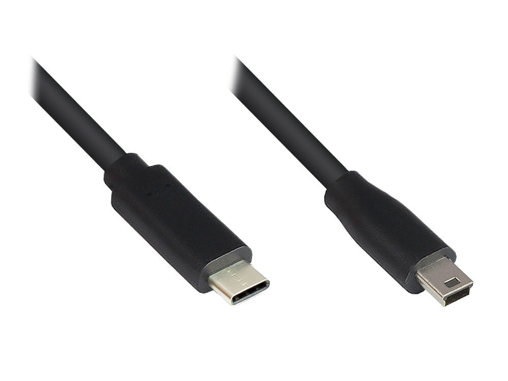 Alcasa 3310-CM003 USB кабель 0,3 m USB 2.0 USB C Mini-USB B Черный
