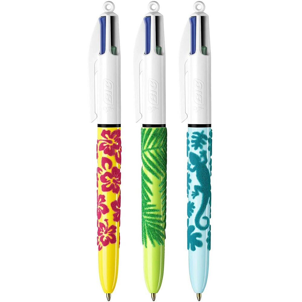BIC 4 Colours Velours Pen 12 Units