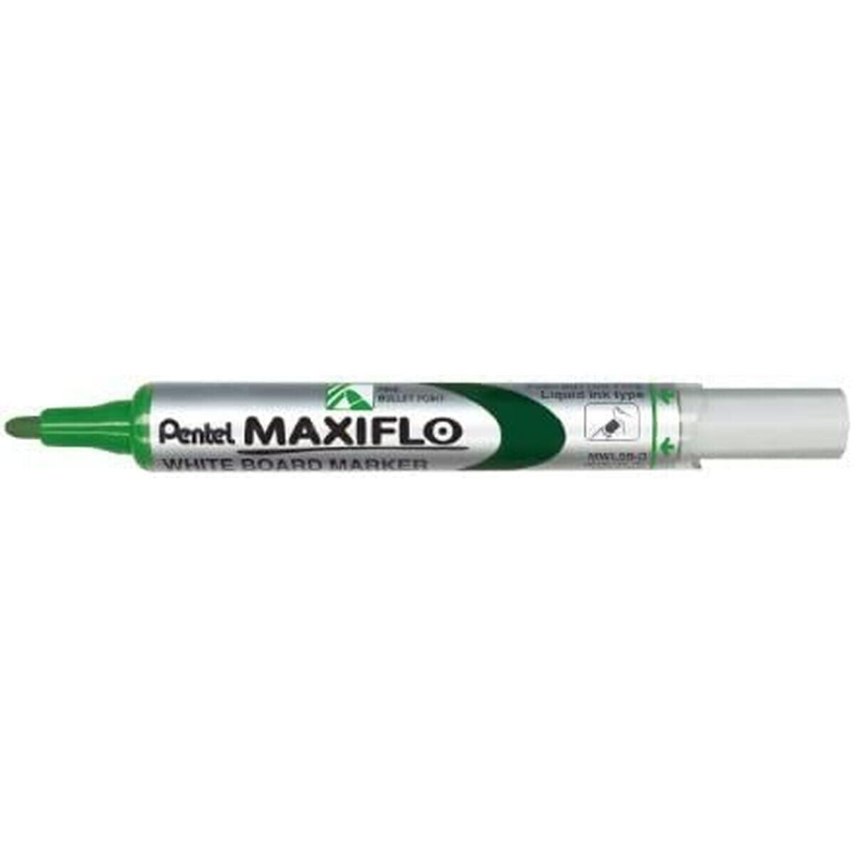 Жидкие маркеры Pentel Maxiflo MWL-5S Зеленый (12 Предметы)