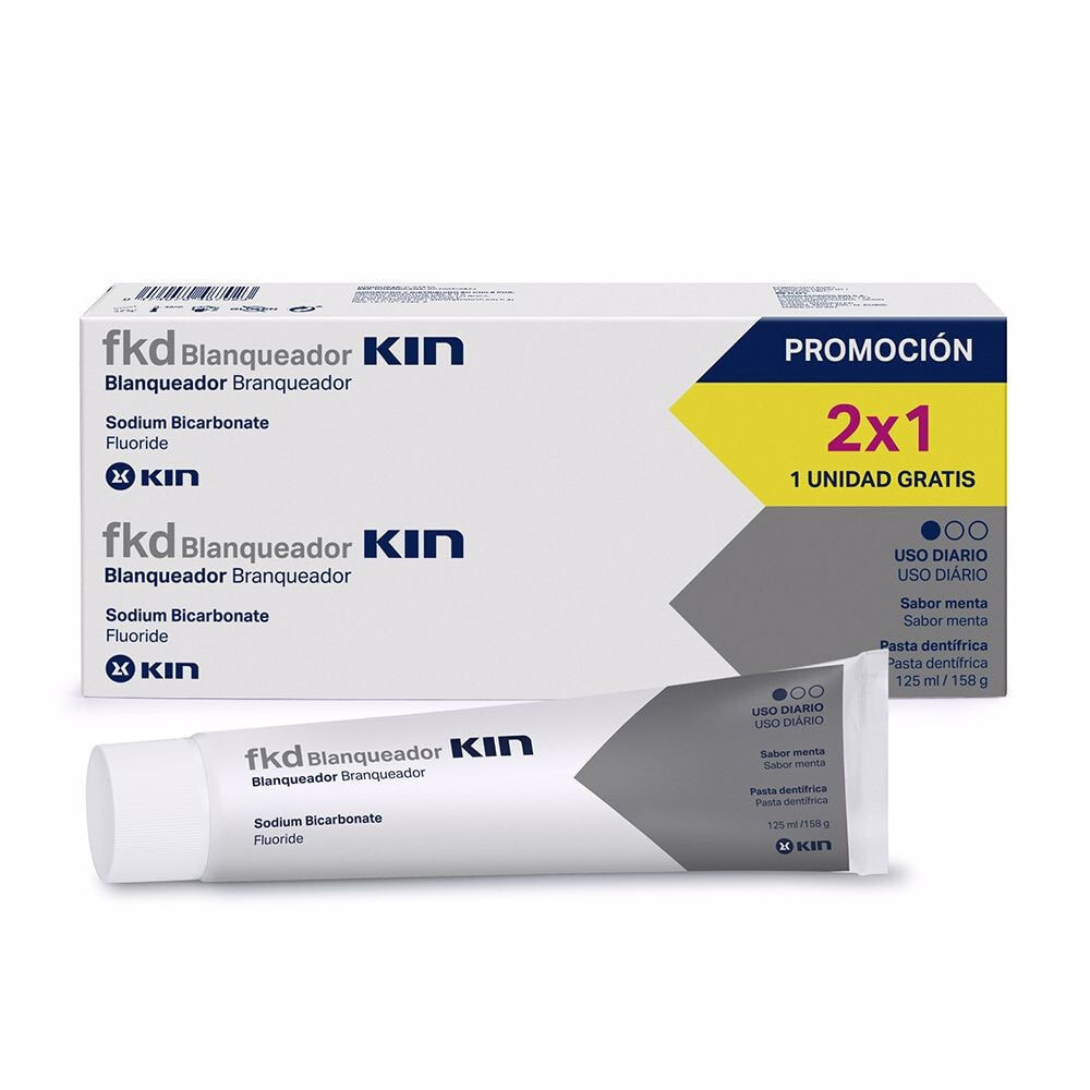 Kin Fkd Whitening Toothpaste Отбеливающая зубная паста с фтором 2 х 125 мл