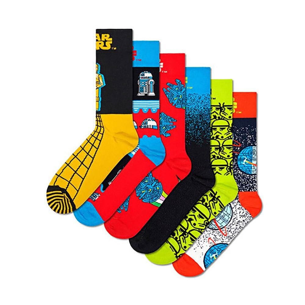 HAPPY SOCKS Star Wars™ Gift Set Half long socks 6 pairs