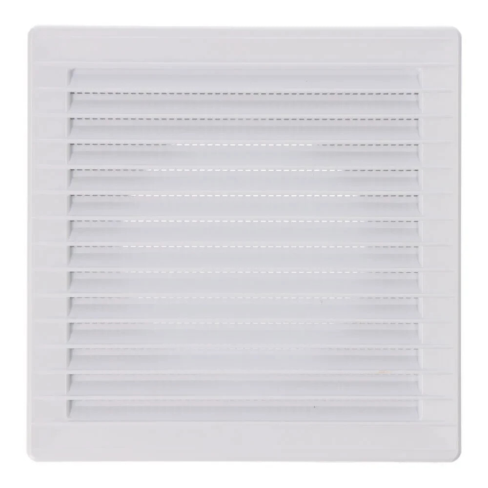 EDM Recessed square ventilation grille with mosquito net ABS 170x170x10 mm 100mm