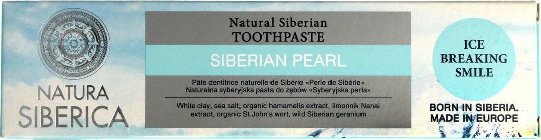 Natura Siberica Siberian Pearl Toothpaste Мятная зубная паста 100 г