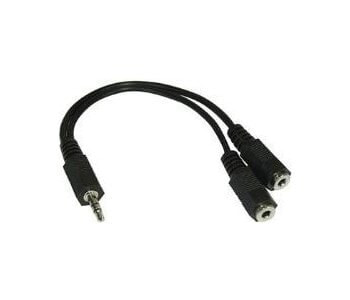 PureLink LP-AA120 аудио кабель 0,1 m 3,5 мм 2 x 3,5 мм Черный