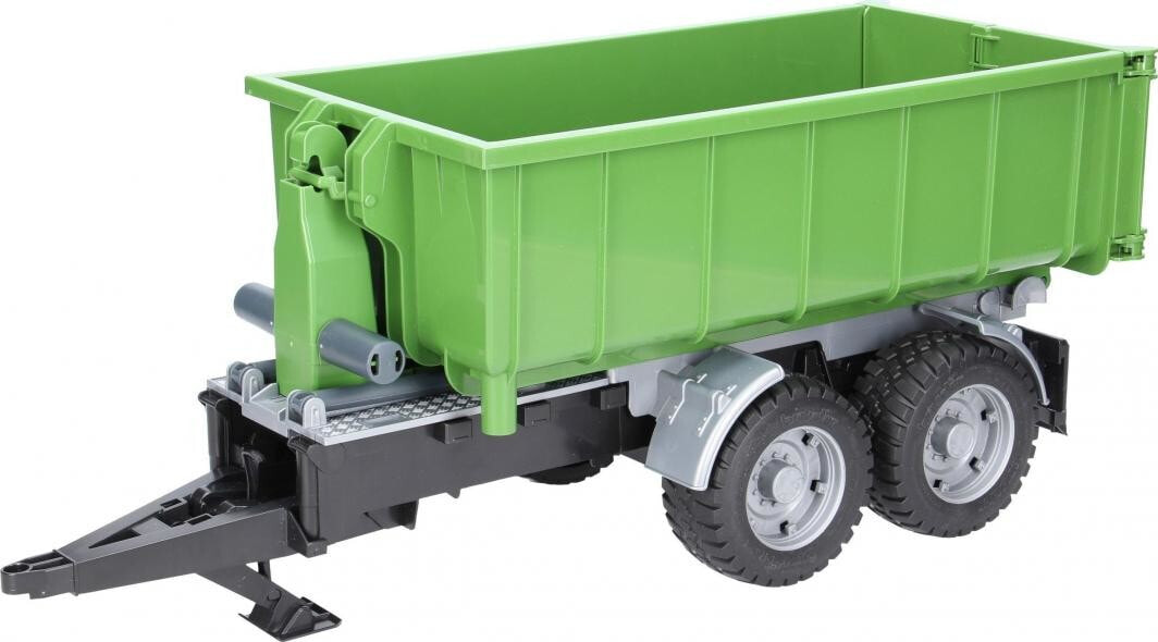 Bruder Trailer with tractor hooklift green (02035)