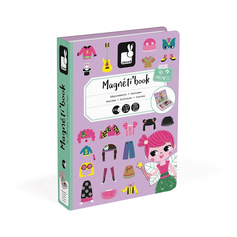 JANOD Girl´S Costumes Magneti´Book Educational Toy