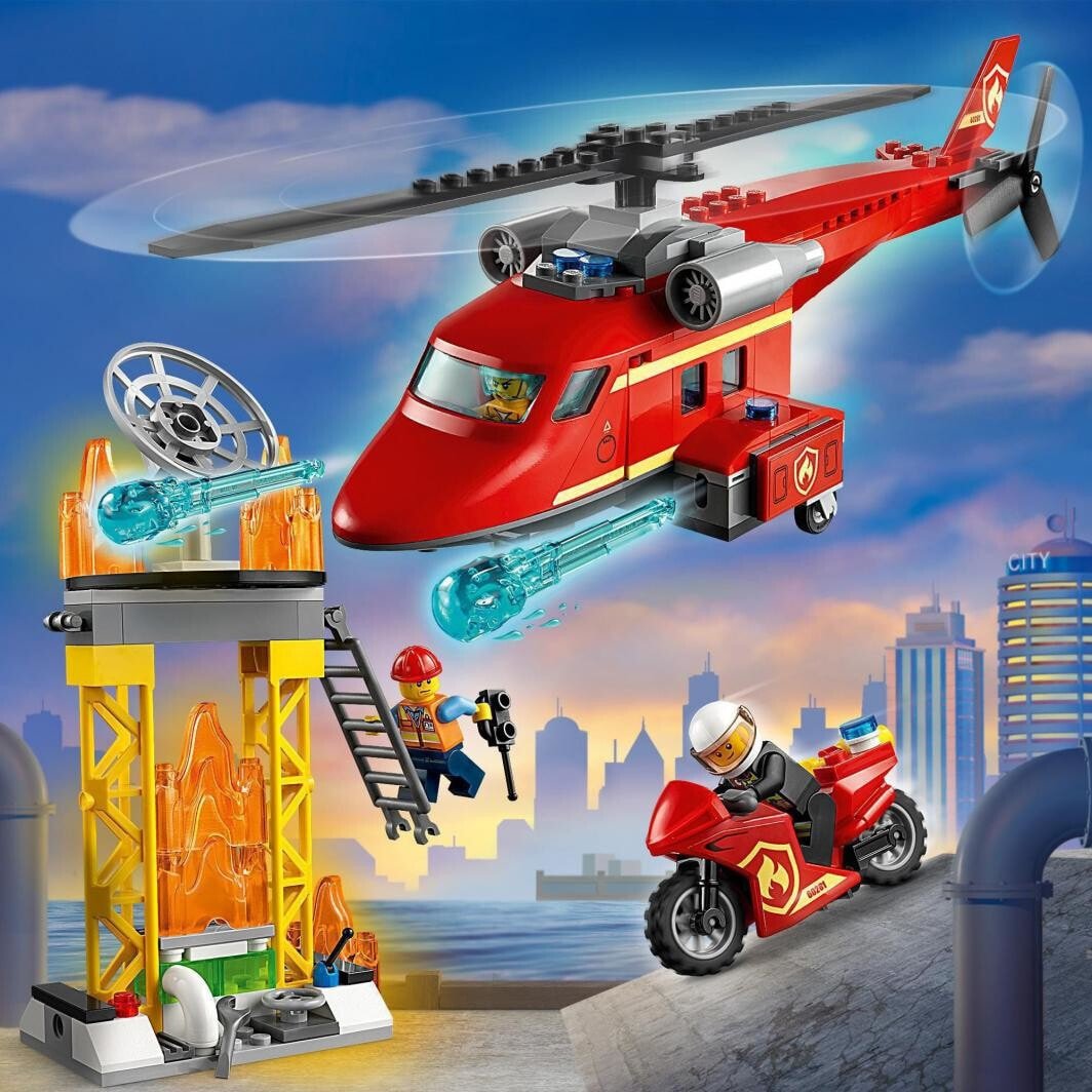 Конструктор LEGO City 60281 Спасательный пожарный вертолёт — купить  недорого с доставкой, 861222