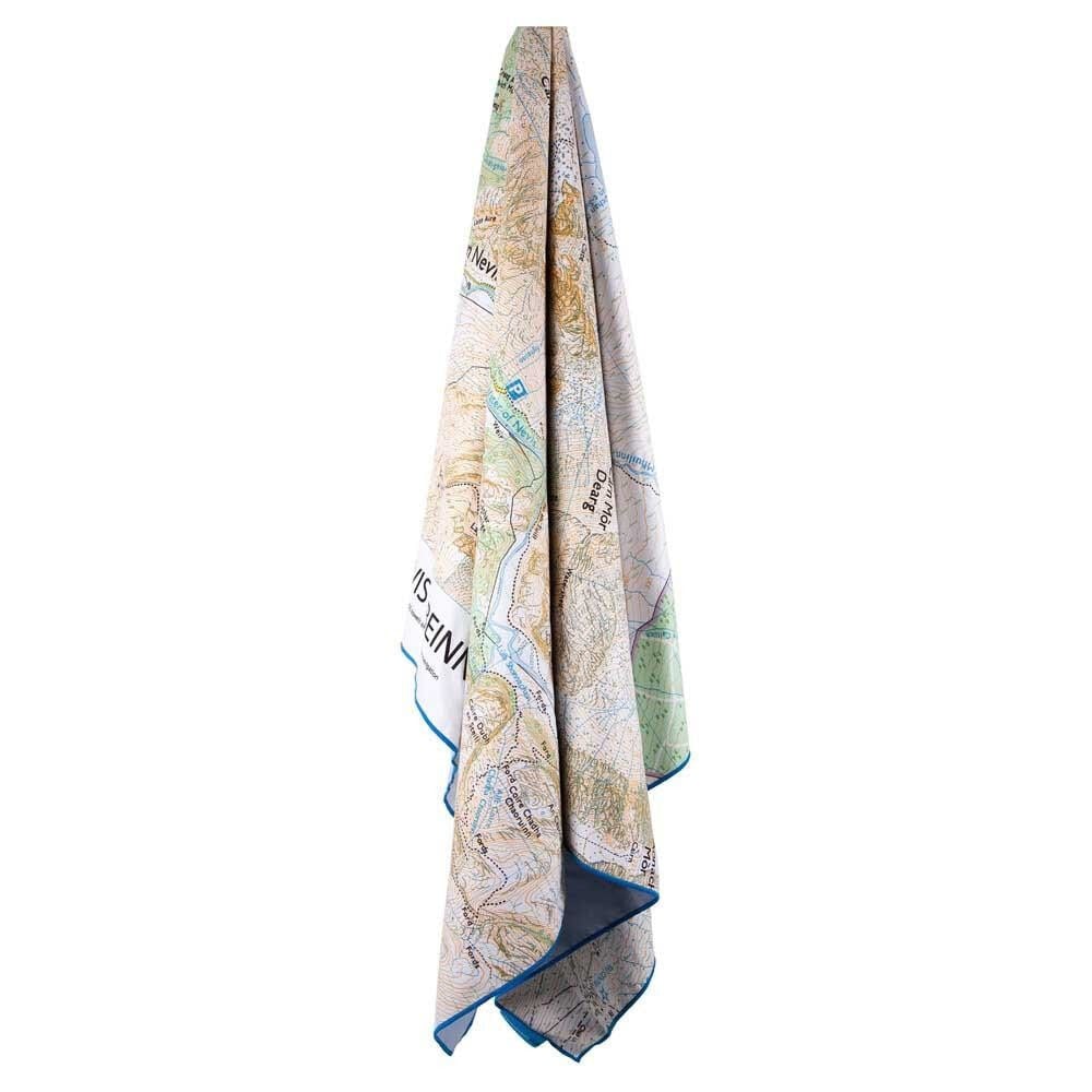 LIFEVENTURE Soft Fibre Ordnance Survey Travel Giant Towel