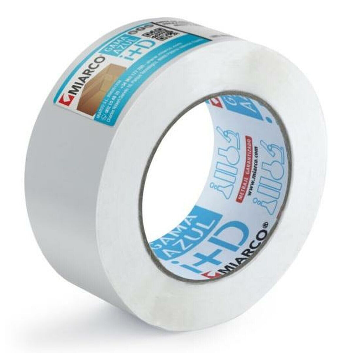 Adhesive Tape MIARCO White Multicolour 48 x 66 mm (6 Pieces)