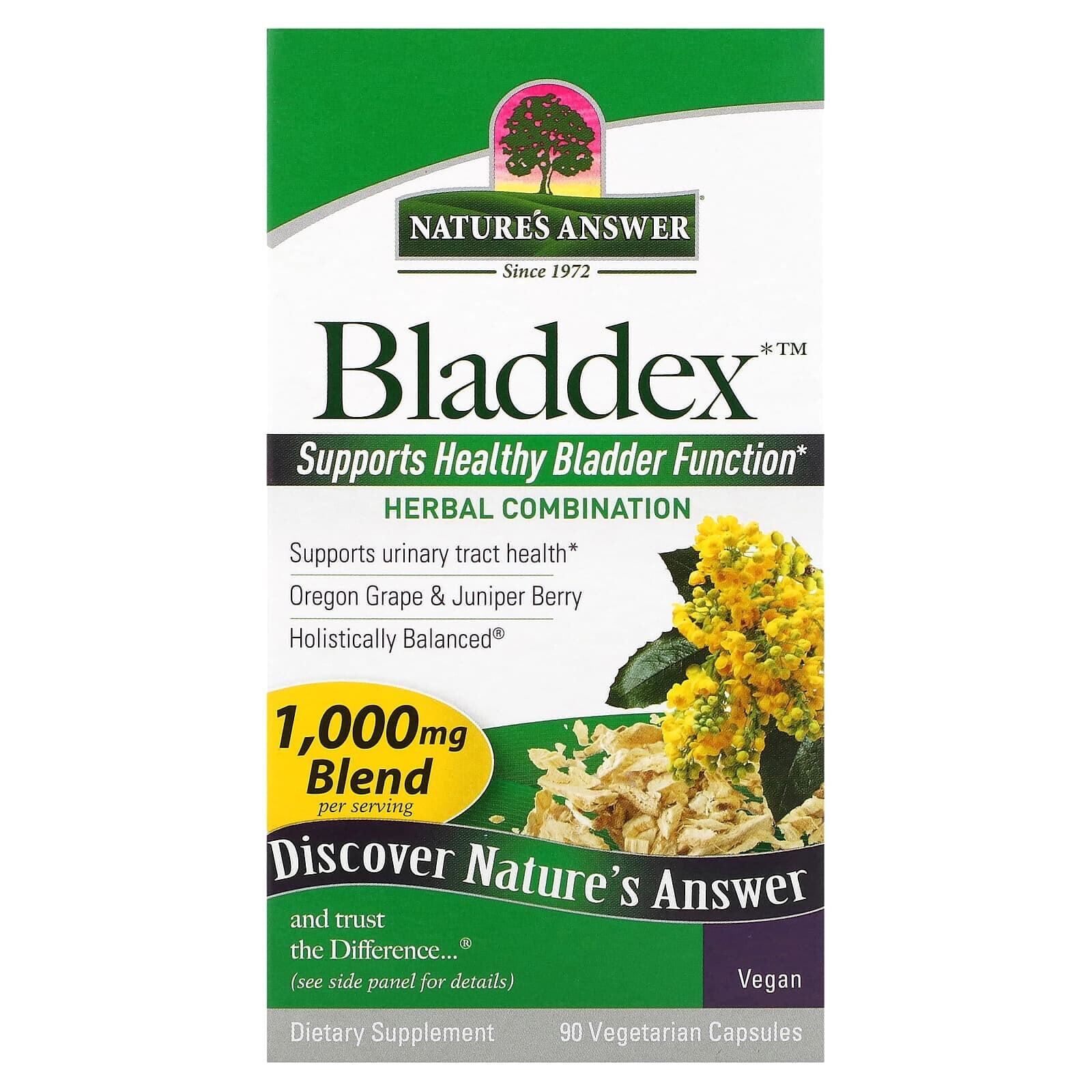 Bladdex, 1,000 mg, 90 Vegetarian Capsules (500 mg per Capsule)