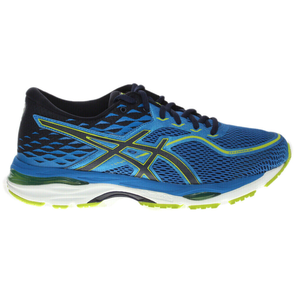 ASICS GelCumulus 19 Running Mens Blue Sneakers Athletic Shoes T7B3N-4358