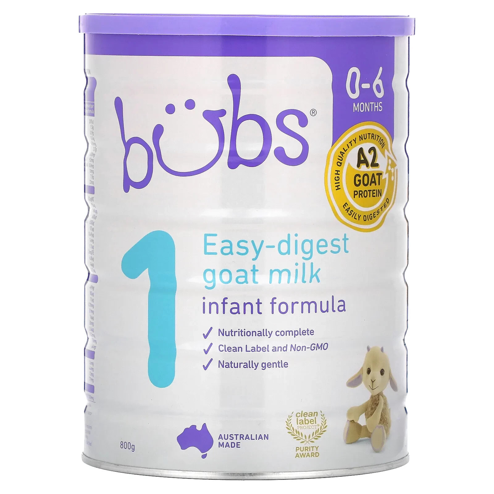 Easy-Digest Goat Milk Infant Formula, 0-6 Months, 800 g