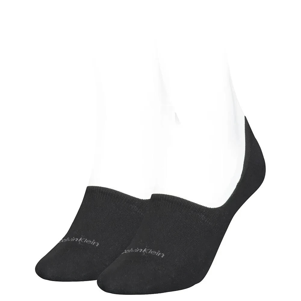 CALVIN KLEIN Footie Mid Cut Socks 2 Pairs