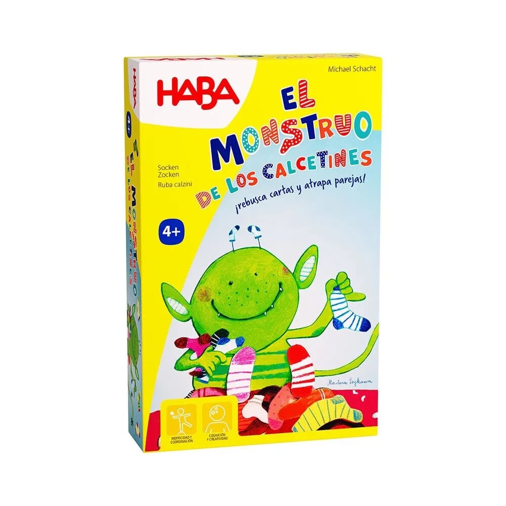 HABA El Monstruo de los Calcetines El Juego De Carta board game