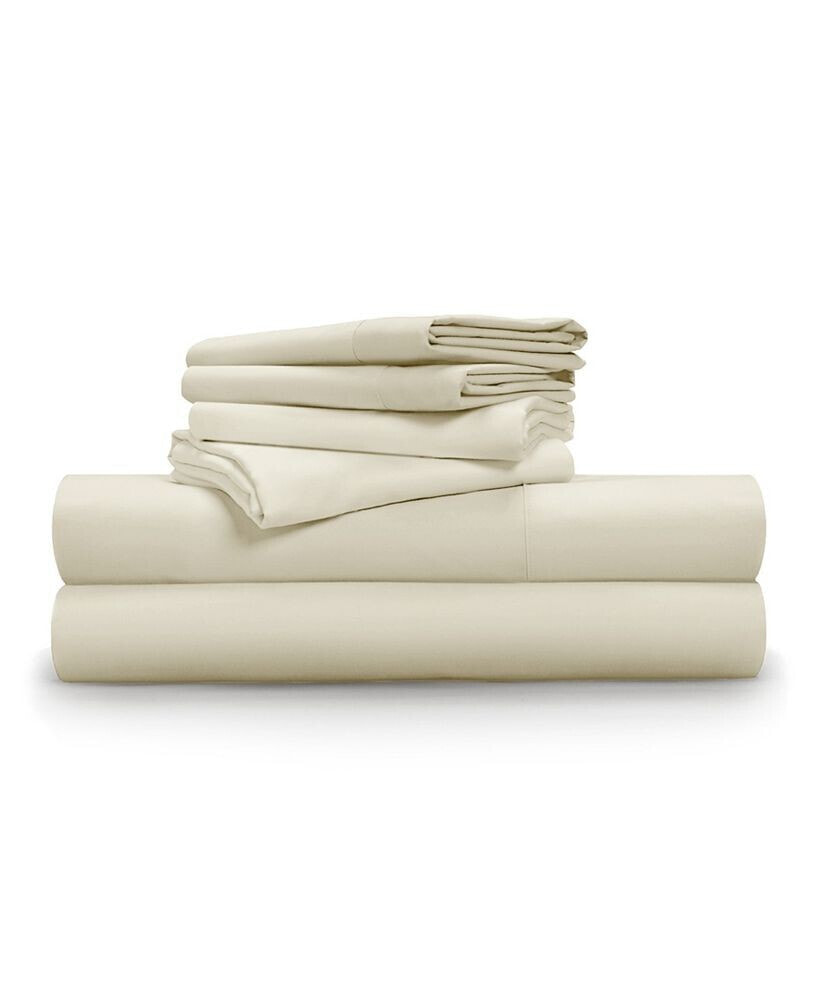 Pillow Gal luxe Soft Smooth 6 Piece Sheet Set, Full