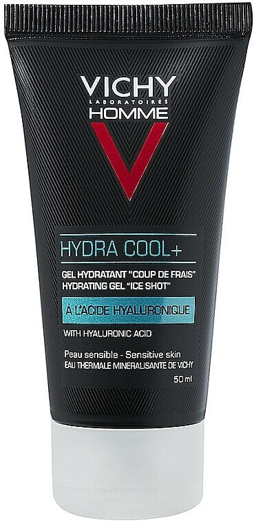 Kühlendes und feuchtigkeitsspendendes Gesichtsreinigungsgel mit Hyaluronsäure für Männer - Vichy Homme Hydra Cool+