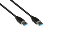 Good Connections 2831-AA005S - 0.5 m - USB A - USB A - USB 3.2 Gen 2 (3.1 Gen 2) - 10000 Mbit/s - Black