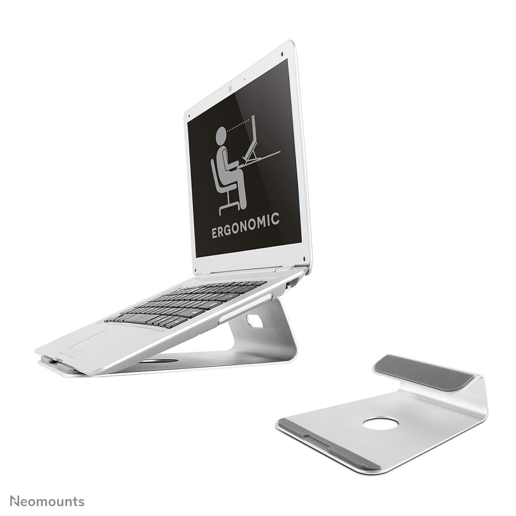 Newstar NSLS025 подставка для ноутбука Стойка для ноутбука Серебряный 43,2 cm (17