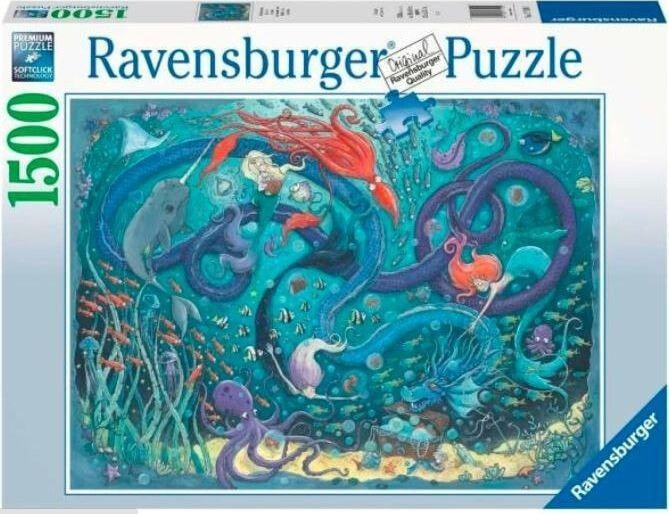 Ravensburger Puzzle 2D 1500 elementów Pod wodą