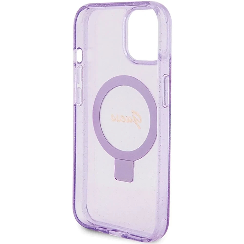 GUESS Guhmp15Shrsgsu iPhone 151413 6.1 Fioletowy Ring Stand phone case