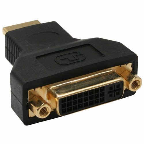 InLine 17670P кабельный разъем/переходник HDMI DVI-D Черный