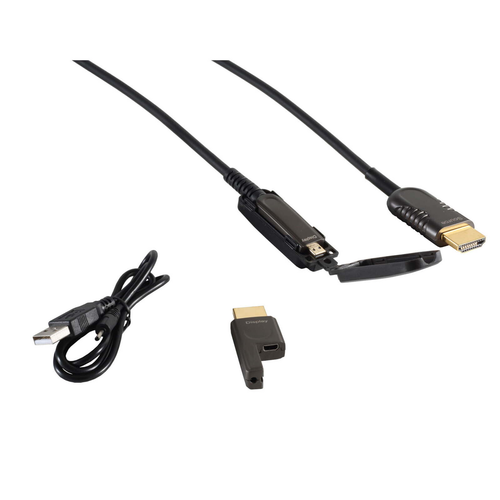 ShiverPeaks BS30-02075 - 10 m - HDMI Type A (Standard) - HDMI Type D (Micro) - Black