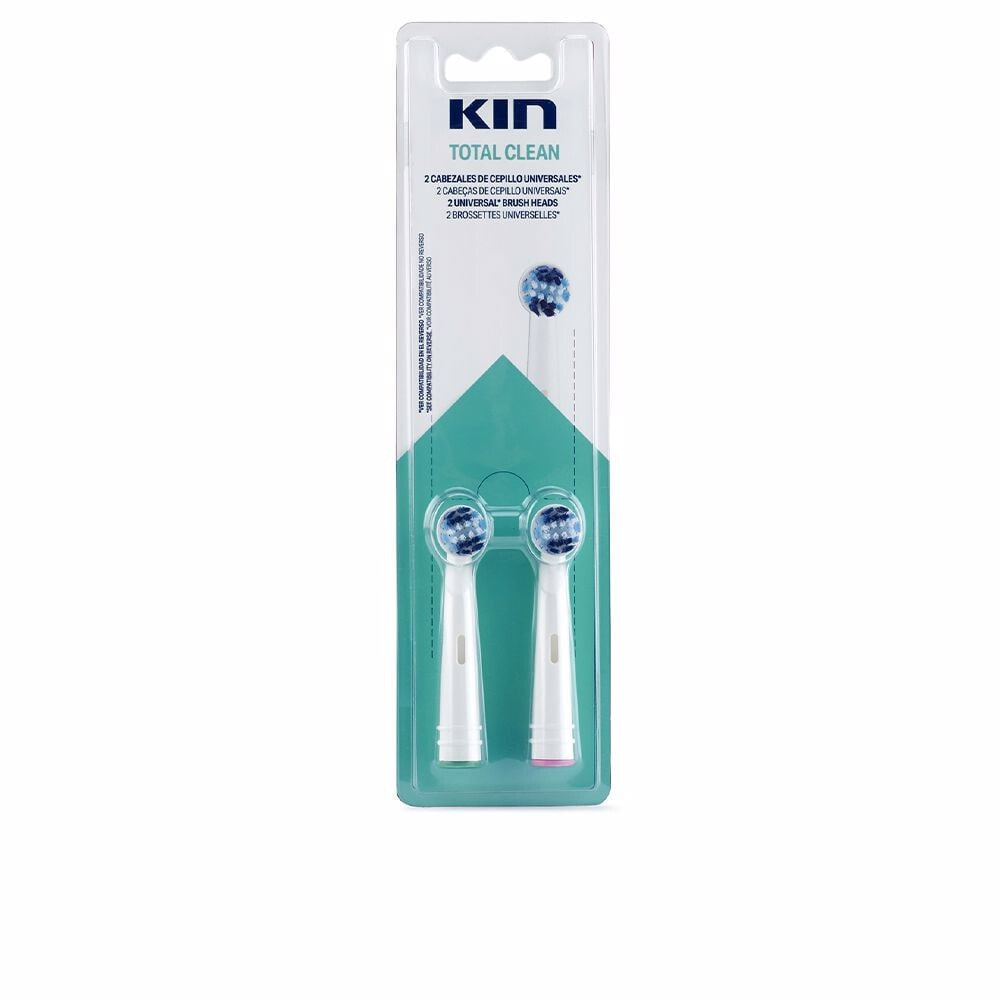 KIN TOTAL CLEAN cabezal cepillo eléctrico universal 2 u