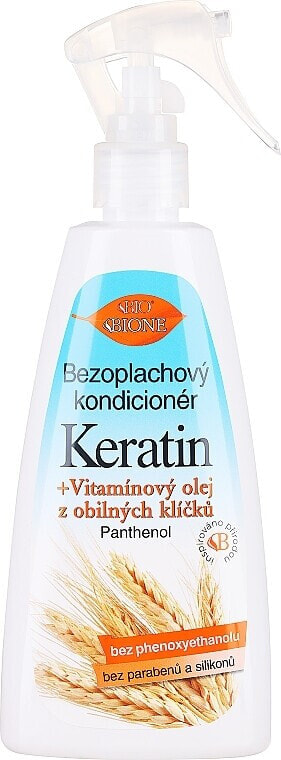 Haarspülung ohne Ausspülen mit Weizenkeimöl und Keratin - Bione Cosmetics Keratin + Grain Sprouts Oil Leave-in Conditioner