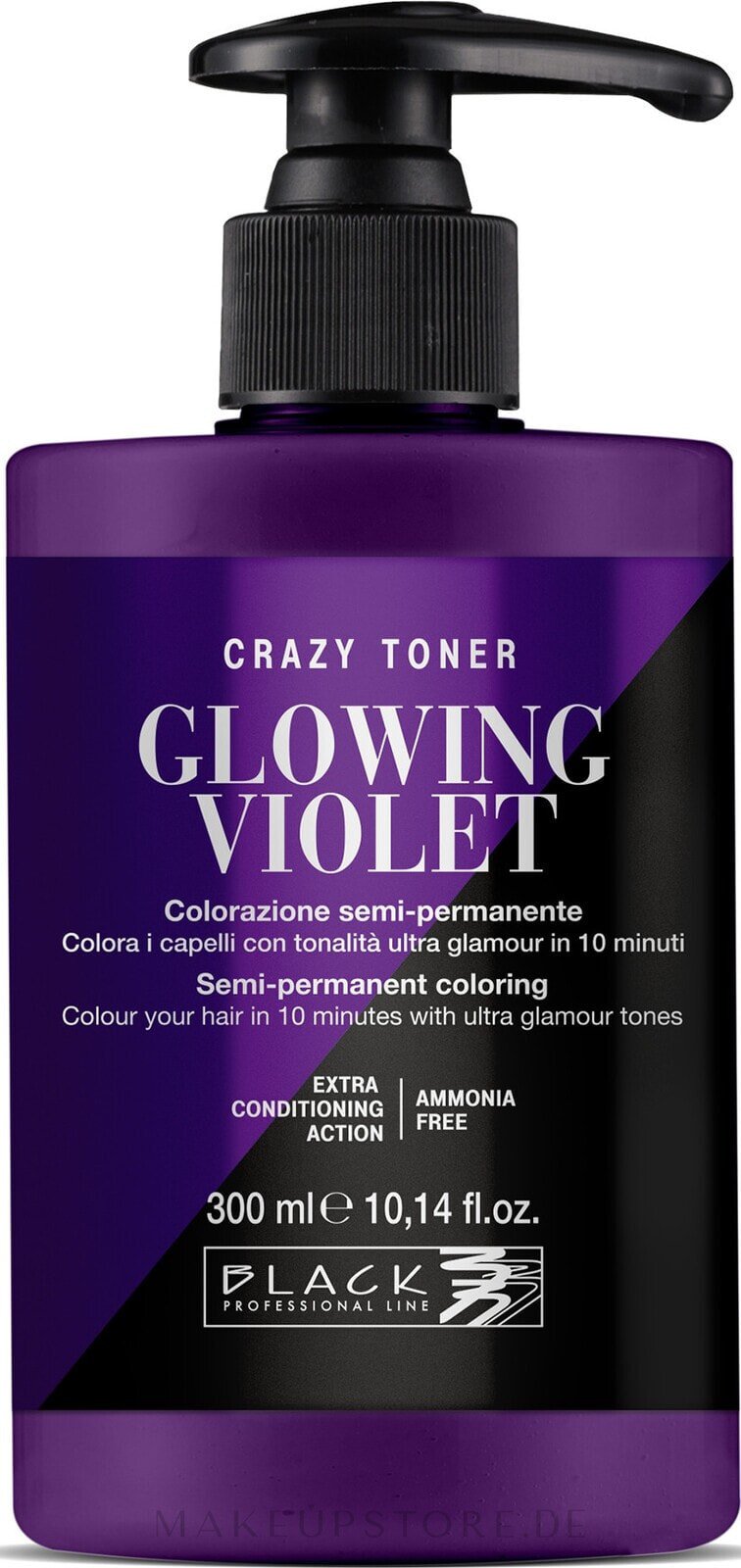 Semi-permanenter Haartoner - Black Professional Line Crazy Toner