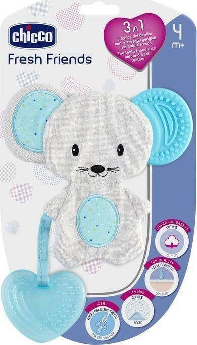Chicco 258320-TEETHER WITH MASCOT 4M + BLUE